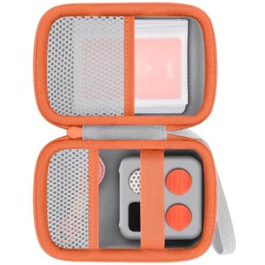 Imagem de Baval Estojo de armazenamento compatível com Yoto Mini (edição 2024) reprodutor de áudio Bluetooth sem tela infantil, bolsa transparente para cartões pode armazenar até 36 cartões (capa cinza, zíper