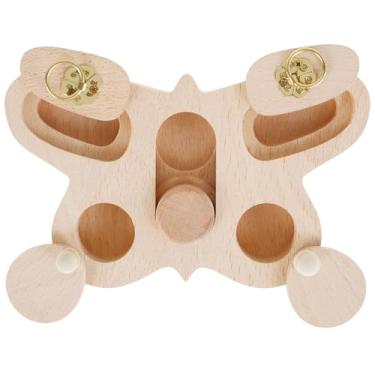 Imagem de FALESOUL Brinquedos de enriquecimento de porquinhos-da-índia, brinquedos de forrageamento de hamster, petiscos interativos de esconder para animais pequenos, jogos educativos para hamster