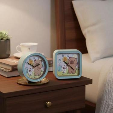 Imagem de Relógio Com Alarme De Parede E Mesa Cozinha Sala Quarto Decorativo Mod