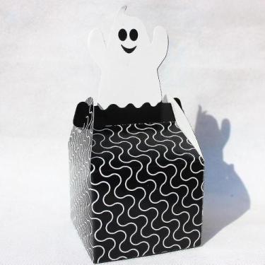 Imagem de Expositores de enfeites de férias caixa de presente de papel de hallow