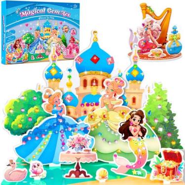 Imagem de Kit de adesivos OHARLOBE Magical Gem Art 600+ Adesivos para meninas 3+
