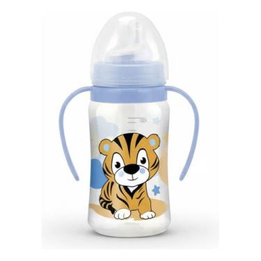 Imagem de Copo Treinamento Petita Antivazamento 270ml com Alça - Azul Rosa, Azul