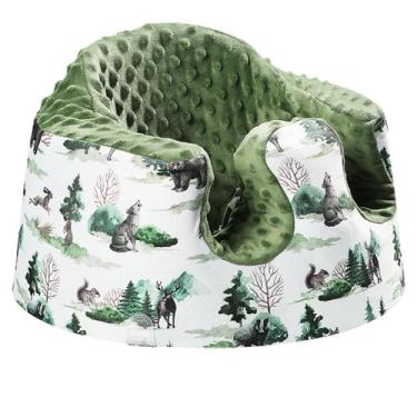 Imagem de Capa de assento de bebê BOMOLOUR Green Forest antiderrapante respiráve