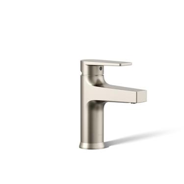 Imagem de Kohler K-74013-4-BN Torneiras de pia de banheiro esticadas, controle único, níquel escovado vibrante