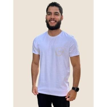 Imagem de Camiseta Masculina Slim Estampada Jeans Wear Colcci Cor:;Tamanho:M-Masculino