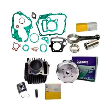Imagem de Kit Cilindro Biela Embreagem Pop 100 Biz 100 honda dream - METAL LEVE