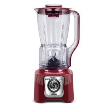 Imagem de Liquidificador Arno Power Max 2200W XXL LN86, Carmim, com 6 Lâminas Powelix Pro, Copo de 2.25L, Tecnologia Autolock Anti Vazamento e Limpeza Fácil, 220V