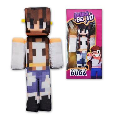 Imagem de Boneco Minecraft Pelúcia Streamer Youtuber Duda Berud