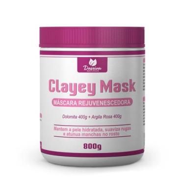 Imagem de Clayey Mask com dolomita e Argila Rosa 800g - Daseiva