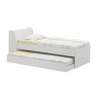 Imagem de Cama Solteiro Bicama Bb-28 Branco Ditália