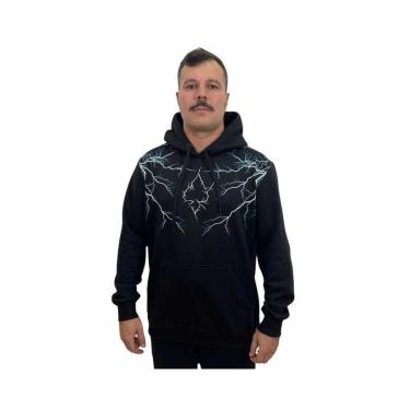 Imagem de Moletom MCD Canguru Fechado Obscuridade Preto G-Masculino