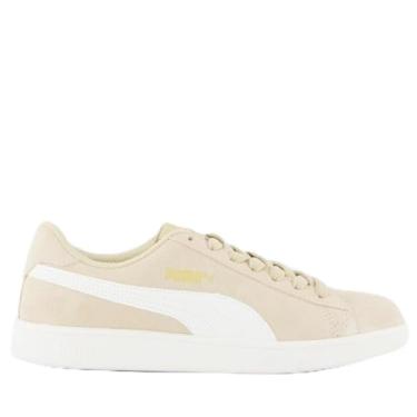 Imagem de Tênis Puma Smash V3 BDP Feminino Bege e Branco 36