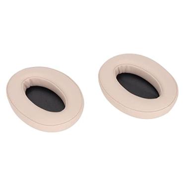 Imagem de KIMISS Almofadas de Ouvido de Reposição Premium para Fones de Ouvido WH-H910N – Almofadas de Espuma Viscoelástica de Couro Proteico Macio para Maior Conforto e Isolamento de Som (Cor da pele)