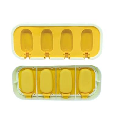 Imagem de Forma De Sorvete Material Silicone Para Picolé Gelo Gelinho Chocolate Doces Retângulo(Magnum)