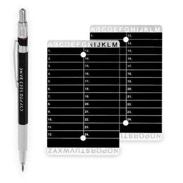 Imagem de Crypto Seed Bank – Placas de aço para armazenamento de frases de semente de criptografia – Gravação fácil e precisa para backup de sementes de carteira fria de Bitcoin – Grave 48 palavras – para carteiras Ledger Nano e Trezor One Hardware Wallets