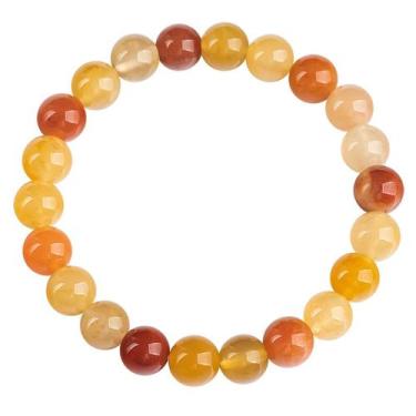 Imagem de Pulseira natural Jinsi Jade redonda com miçangas de 8 mm para mulheres