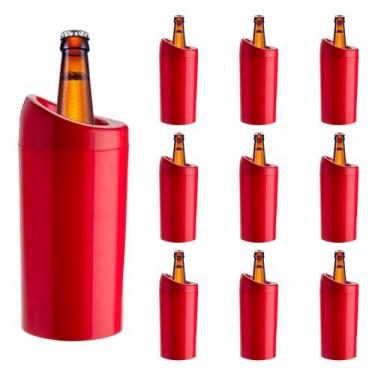 Imagem de Porta Garrafa Térmico Camisinha Para Cerveja 600ml kit 10PÇS - NEOPLAS