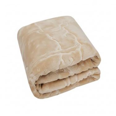 Imagem de Cobertor Infantil Antialérgico Macio Bebê Menina Menino Comprensado Alto Relevo 0.90x1.05cm OEM (Bege)