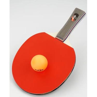 Imagem de Raquete profissional de tênis de mesa, raquete de pingue-pongue para esportes internos