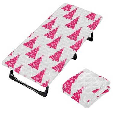 Imagem de Burbuja Lençol de berço de pinheiro para crianças, lençol de cochilo acolchoado portátil com faixa elástica para meninas e meninos, lavável na máquina, 63,5 x 127 cm