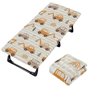 Imagem de Burbuja Lençol de berço de arco-íris para crianças, lençol de berço acolchoado portátil com faixa elástica para meninas e meninos, lavável na máquina, 63,5 x 127 cm