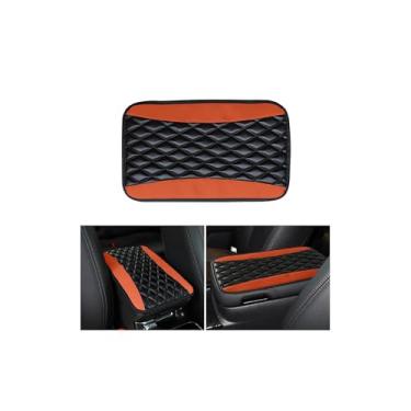 Imagem de Couslcd Almofada de console central automotiva, capa de caixa de assento universal à prova d'água, acessórios para interior de carro, protetor de couro para apoio de braço automotivo para a maioria