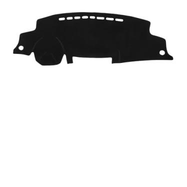 Imagem de BoxCheer Capa de painel adequada para Toyota Highlander 2008 2009 2010 2011 2012 2013 capa de painel de carro tapete de viseira de sol antiderrapante acessórios de painel de poliéster (preto)