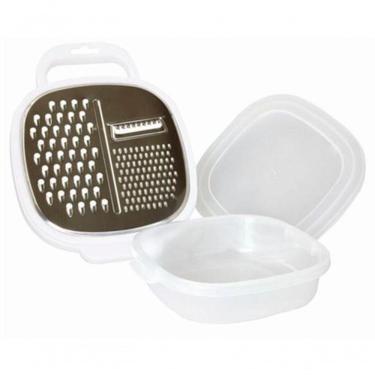 Imagem de Ralador Com Pote E Tampa De Plástico E Inox 25.5 Cm - Mimo Style - Asa1175