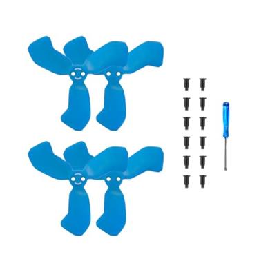 Imagem de SZZCNOX Hélices para drone DJI Neo 2, conjunto de 4 peças, hélices de baixo ruído, hélices de liberação rápida para acessórios de drone DJI Neo 2 (azul)