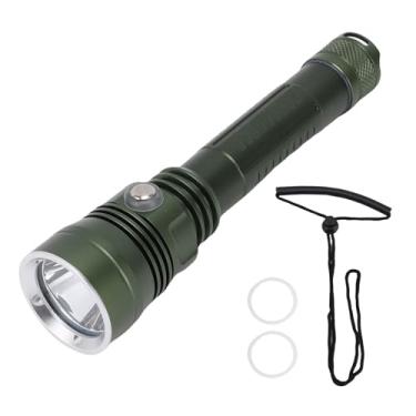 Imagem de RiToEasysports Lanterna de Mergulho, Tocha de Liga de Alumínio para Mergulho, Tocha de Brilho à Prova de água de 80 M para, Pesca, Salvamento Subaquático, Atividades Ao Ar Livre