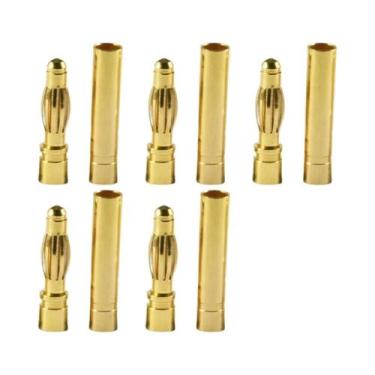 Imagem de Conectores RC Banhados a Ouro 5-8mm Macho Fêmea Adaptador Kit 10 Pares