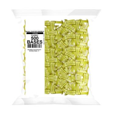 Imagem de Espaçador Nivelador Pratik Flex Eco 1,5mm Amarelo - Embalagem com 500 Unidades
