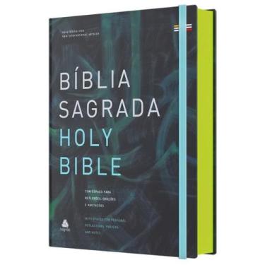Imagem de Livro - Bíblia Sagrada Holy Biblie - Bilíngue - Português e inglês - C