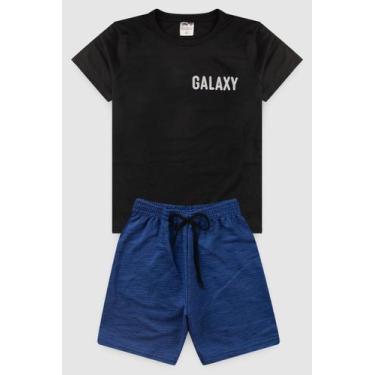 Imagem de Conjunto Infantil Menino Galaxy Astronauta Gody, Preto, 2