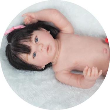 Imagem de Bebê Reborn Corpo Silicone Muito Linda e Realista + Enxoval - Mundo Az