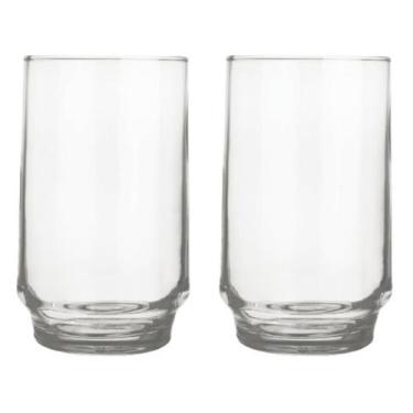 Imagem de Copo Vidro 300ml Lights Suco Agua Glamour Luxo Nadir - 2 Un - NADIR FI