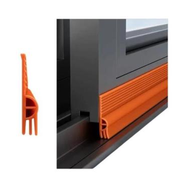 Imagem de Fita Selante Para Janela Deslizante TPE De 4m, Autoadesiva, Isolante A