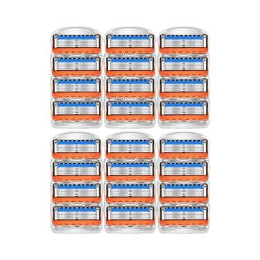 Imagem de Lâminas De Barbear Vintage De 5 Camadas Para Substituição, Proteção Cl