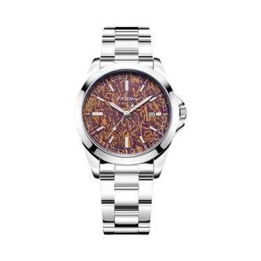 Imagem de Relógio Casual Masculino SINOBI Design Original Em Aço Inoxidável Com 