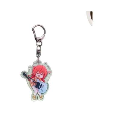 Imagem de Chaveiro Acrílico Do Anime Bocchi the Rock, Charme Criativo Para Mochi