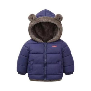 Imagem de Jaquetas De Inverno Com Capuz Para Meninos E Meninas, Forradas Em Flee