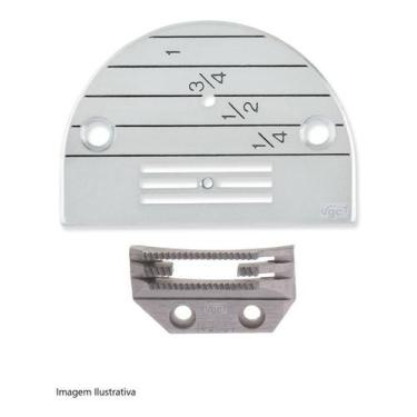 Imagem de Chapa 4 Carreiras E Dente Para Máquina Reta Industrial - UNIVERSAL