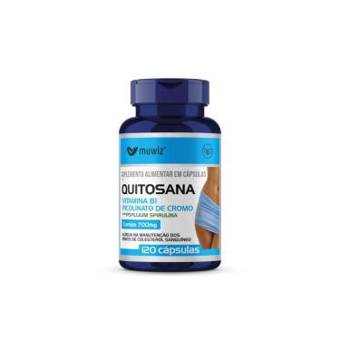 Imagem de Quitosana Psyllium + Spirulina 120 Cápsulas - Muwiz-Unissex