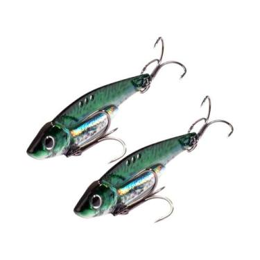 Imagem de Isca De Pesca Giratória De Alta Resistência Com Gancho Triplo, 7.5g 10