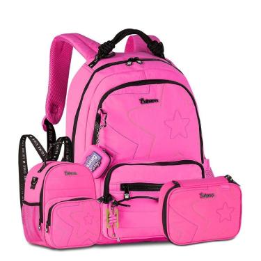 Imagem de Kit Escolar Luluca Mochila Com Lancheira Térmica e Estojo Box-Feminino