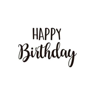 Imagem de Adesivo Para Balão Happy Birthday