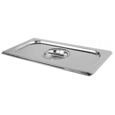 Imagem de 6 Tampas P/ Cubas Gn Gastronômicas Inox 1/3 Rechaud Buffet - Armazém13