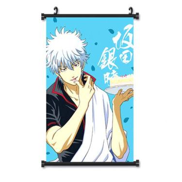Imagem de Pintura de parede em tela Gintamas Sakatas Gintokis Anime - yiweisai