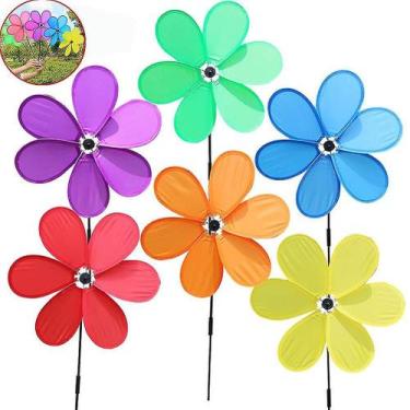 Imagem de Moinho de vento de brinquedo infantil de 6 peças, moinho de - Gloome S