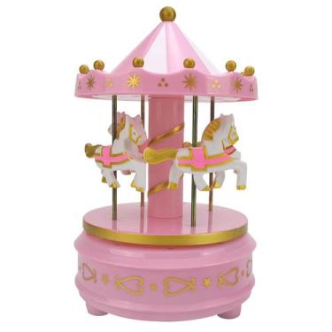 Imagem de Decoração de ornamento de carrosséis azuis fofos - Gloome Store